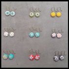 Boucles d'oreilles \"bouton\"