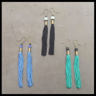 Boucles d'oreilles \"passementerie\"